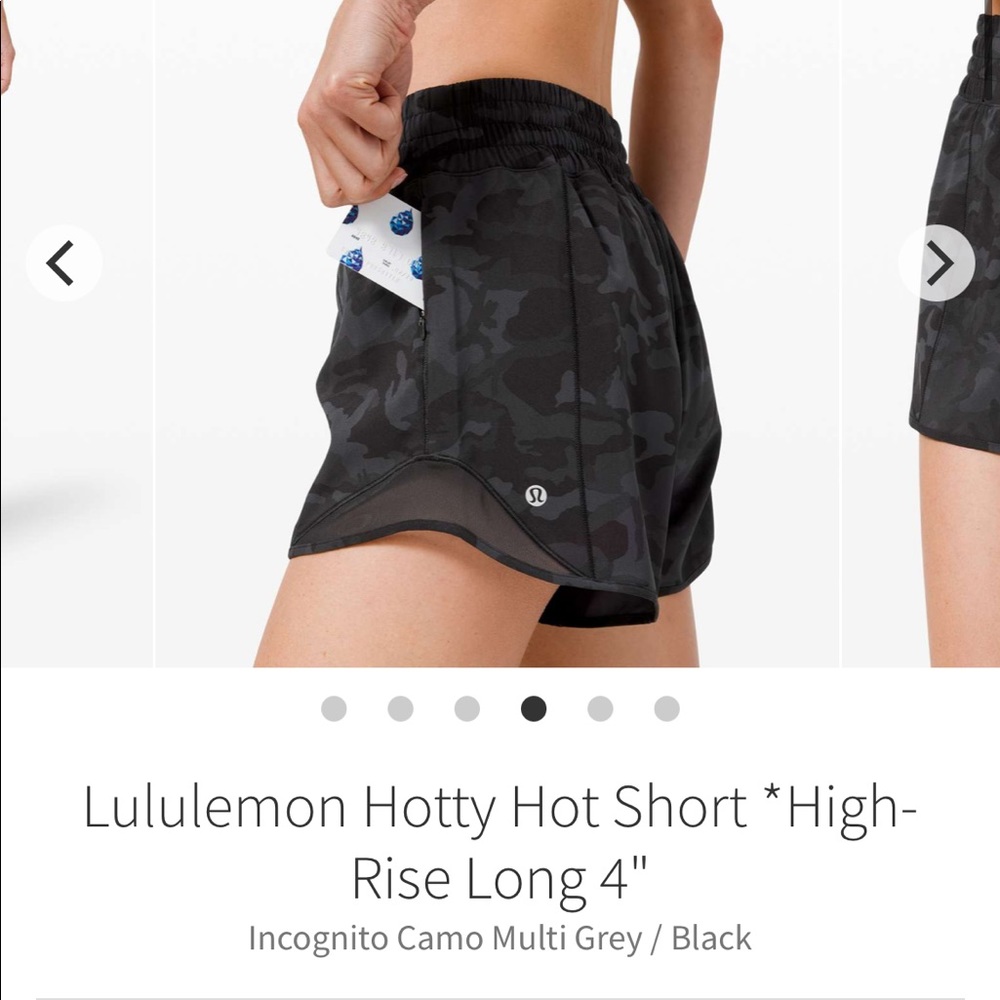 Lululemon Hotty Hot High Rise Shorts